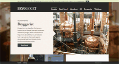 Desktop Screenshot of bryggeriet.dk